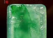 翡翠手把件雕刻图案大全,翡翠有没有雕刻风景或山水的作品？
