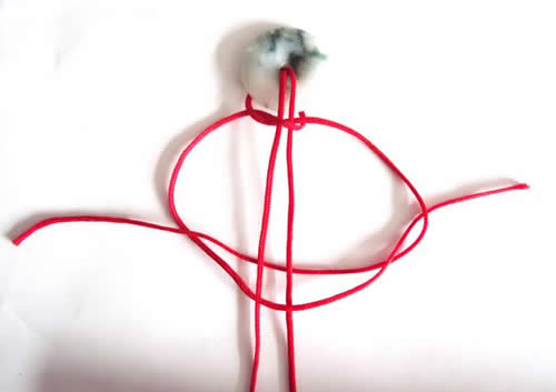 简单平安扣绳结系法图解