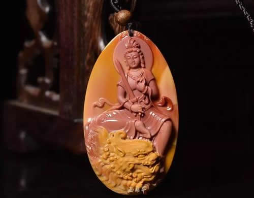 细节造型辨别玉菩萨