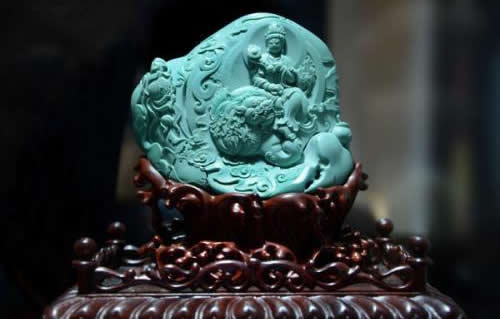 细节造型辨别玉菩萨