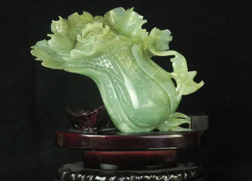 玉石白菜的选购技巧