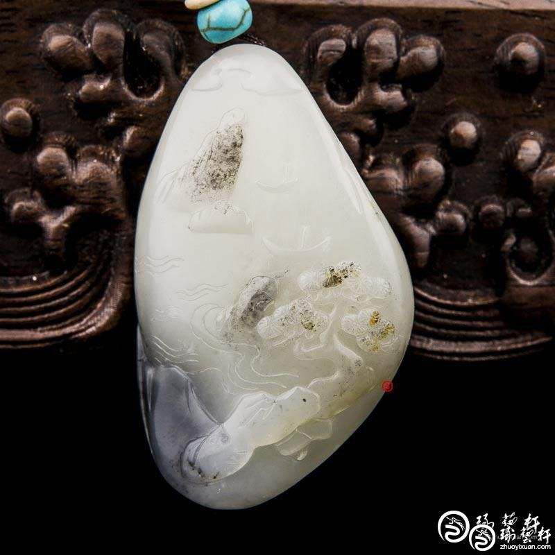 青花玉中的籽料和山料